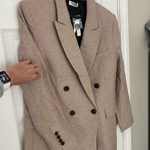 Rumored brown blazer size small